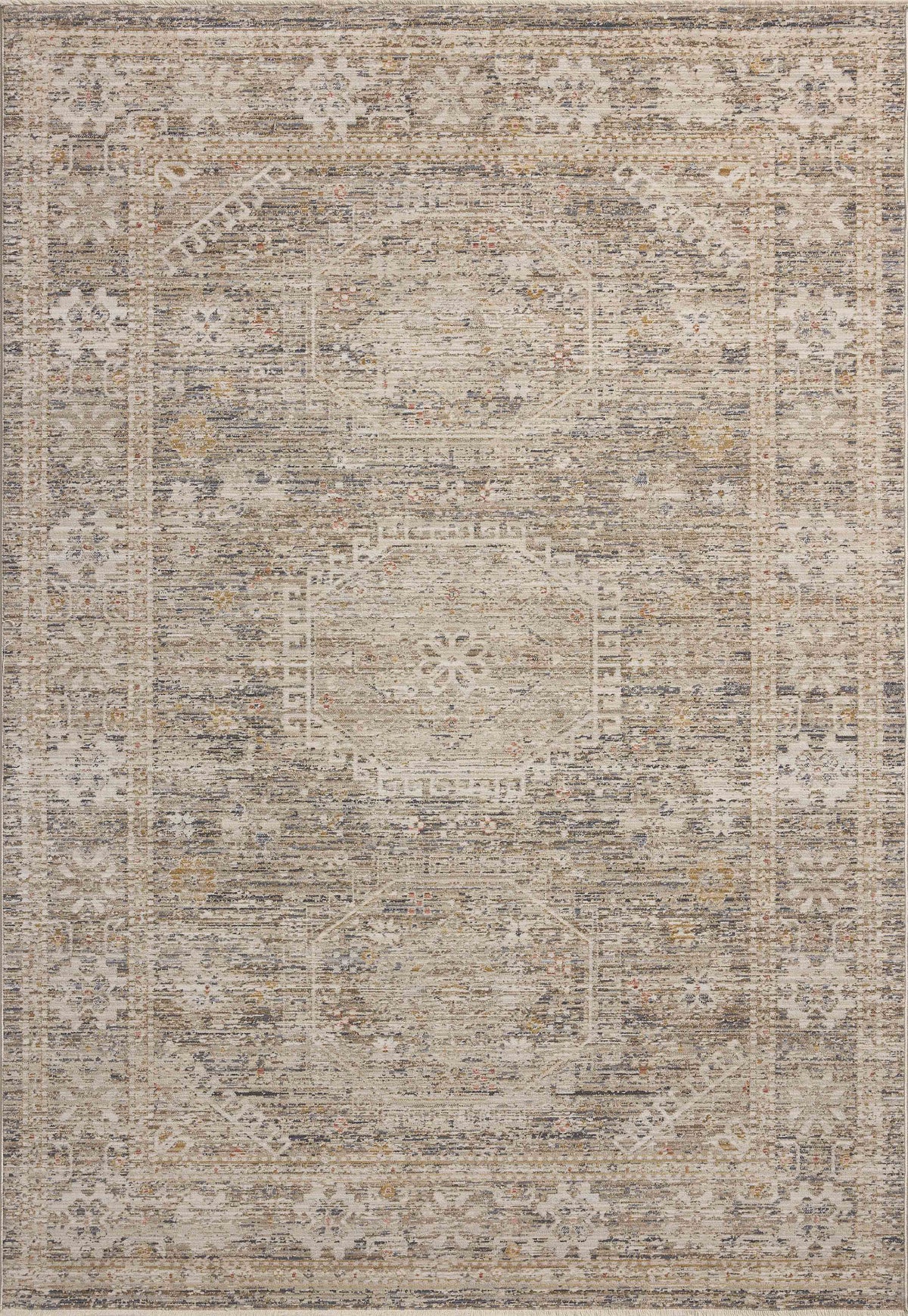 Ida Taupe / Multi — a Loloi rug at Laurie Yapp Home.