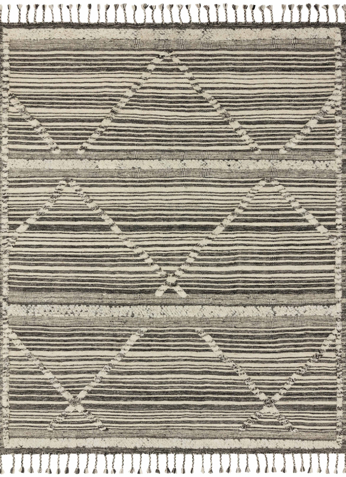 Iman Ivory / Charcoal — a Loloi rug at Laurie Yapp Home.