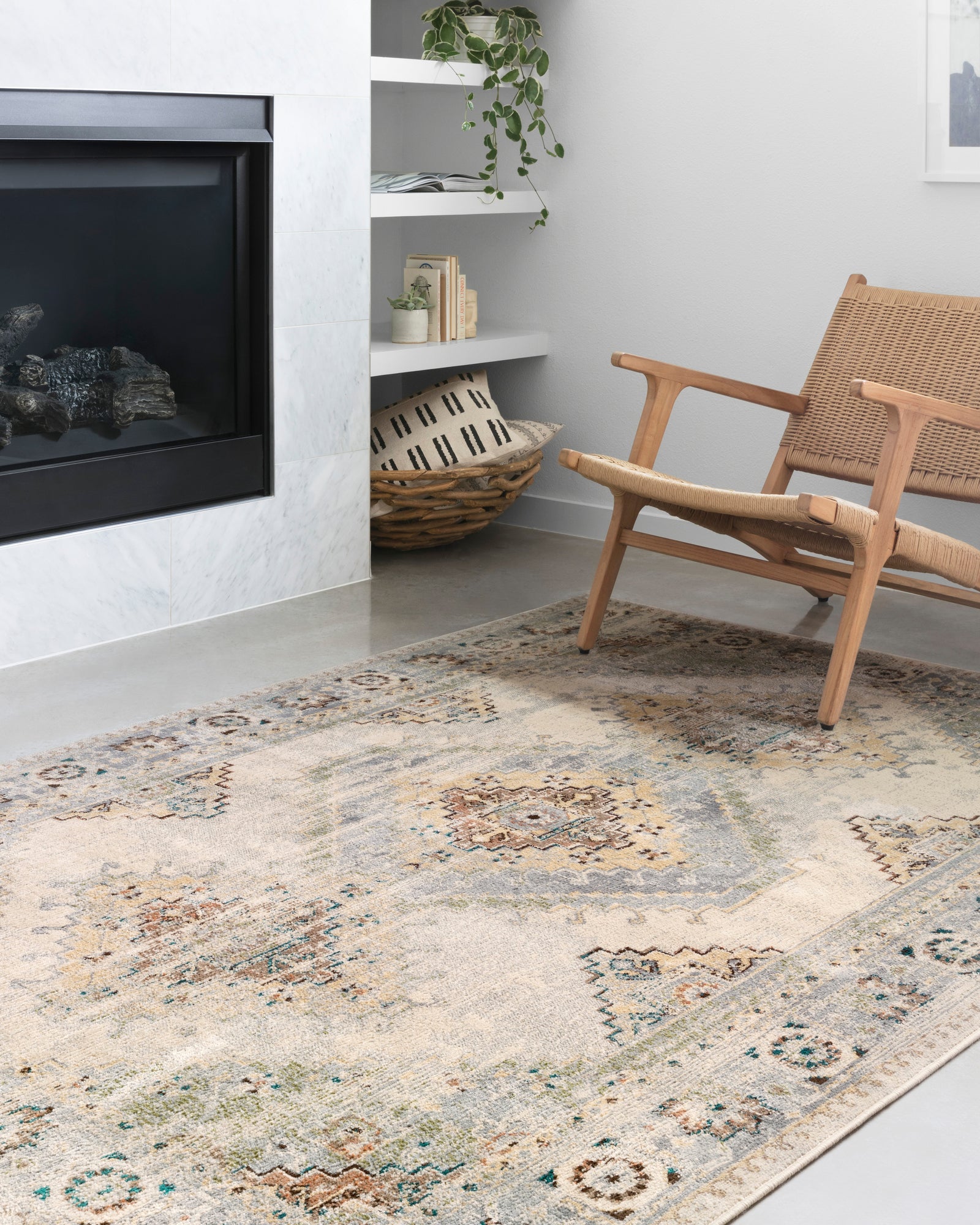 Isadora Oatmeal / Silver — a Loloi rug at Laurie Yapp Home.