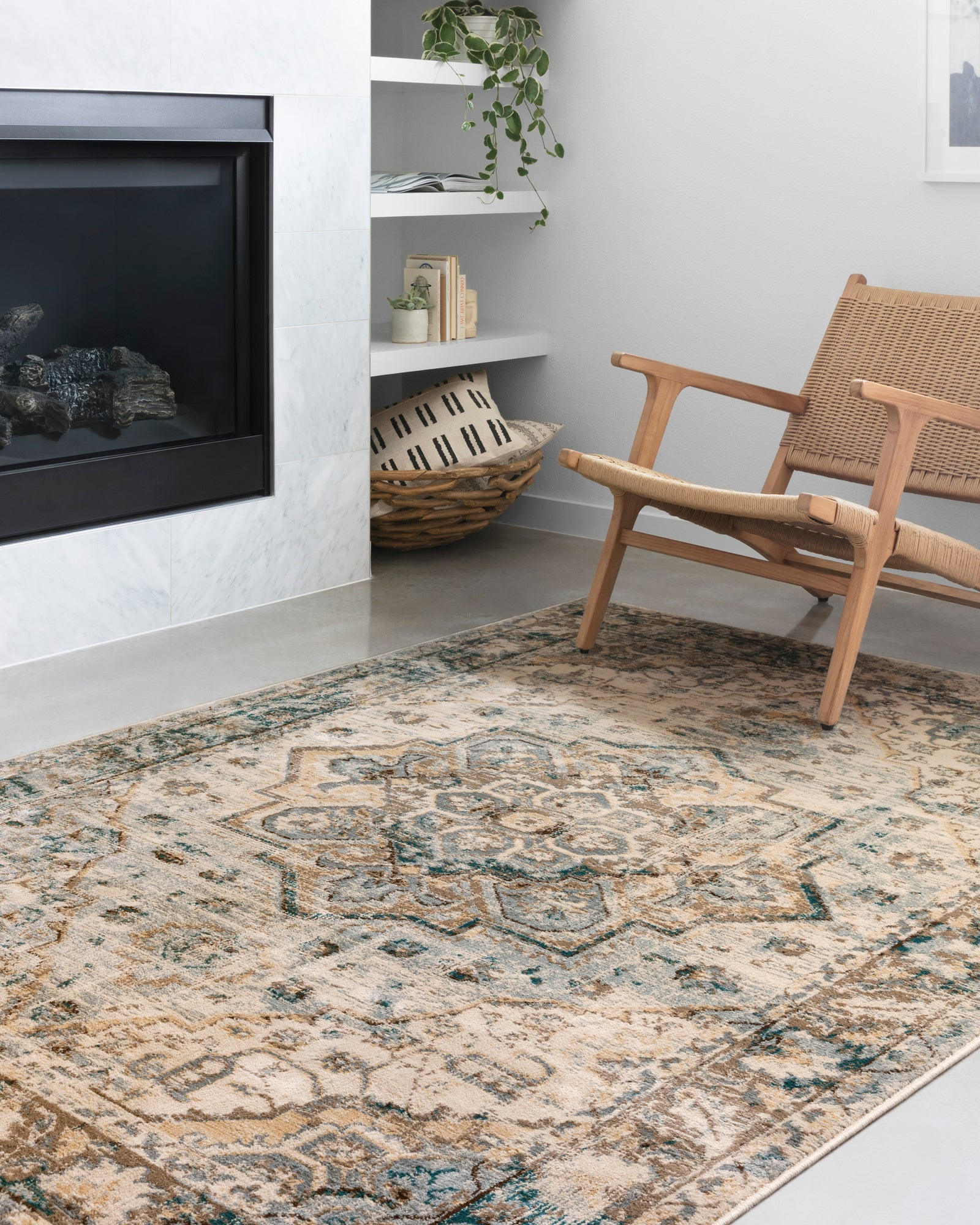 Isadora Oatmeal / Bark — a Loloi rug at Laurie Yapp Home.