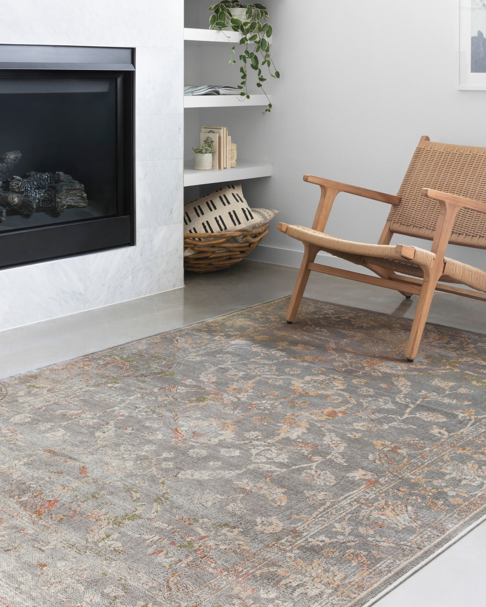 Isadora Silver / Silver — a Loloi rug at Laurie Yapp Home.