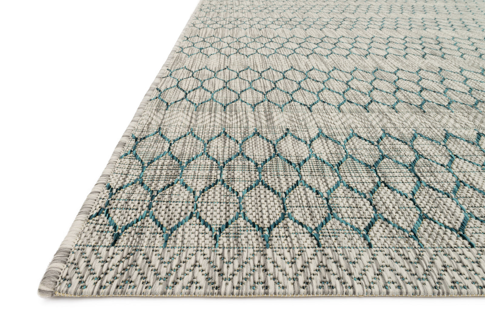 Isle Grey / Teal — a Loloi rug at Laurie Yapp Home.