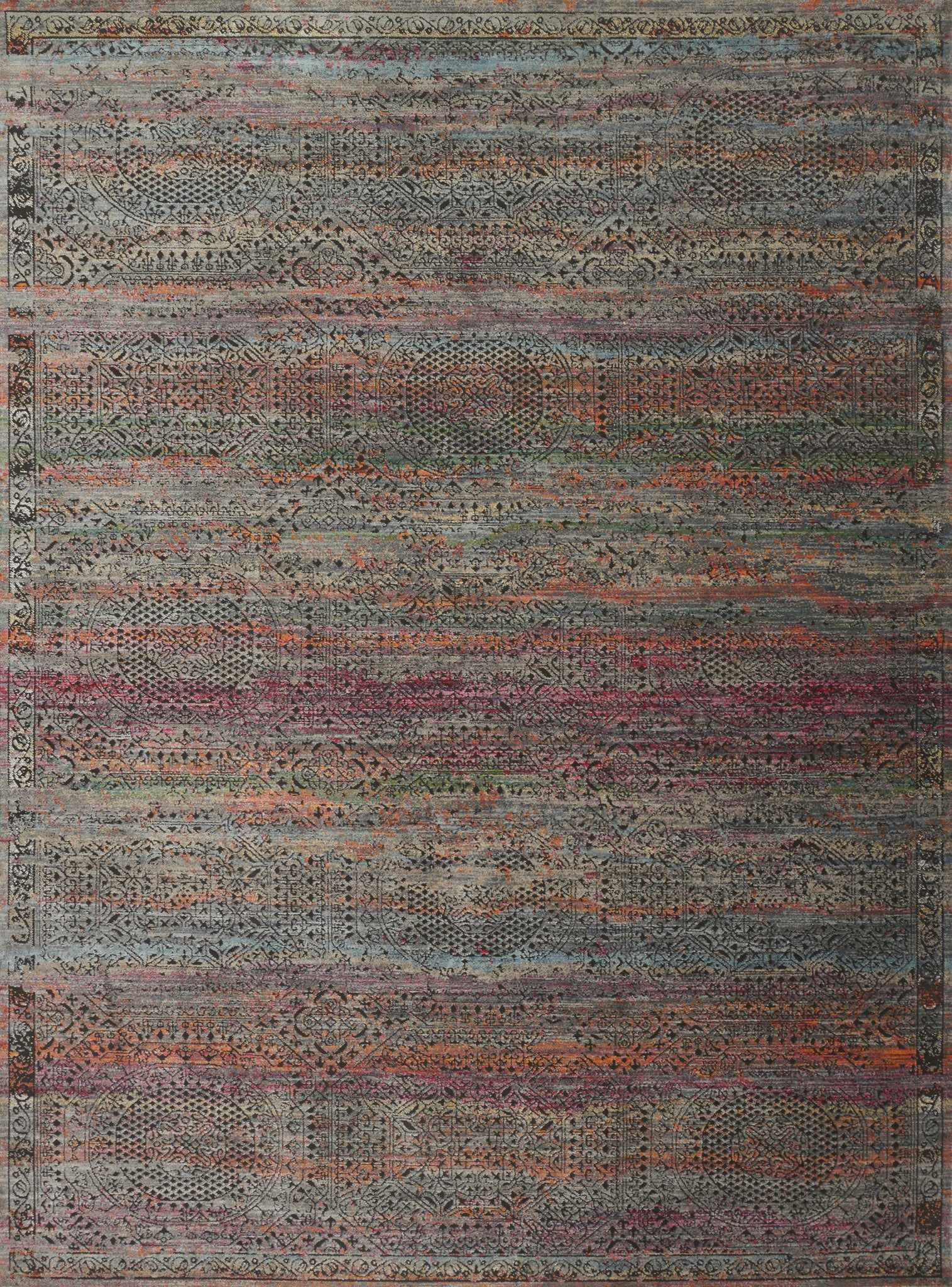 Javari Charcoal / Sunset — a Loloi rug at Laurie Yapp Home.