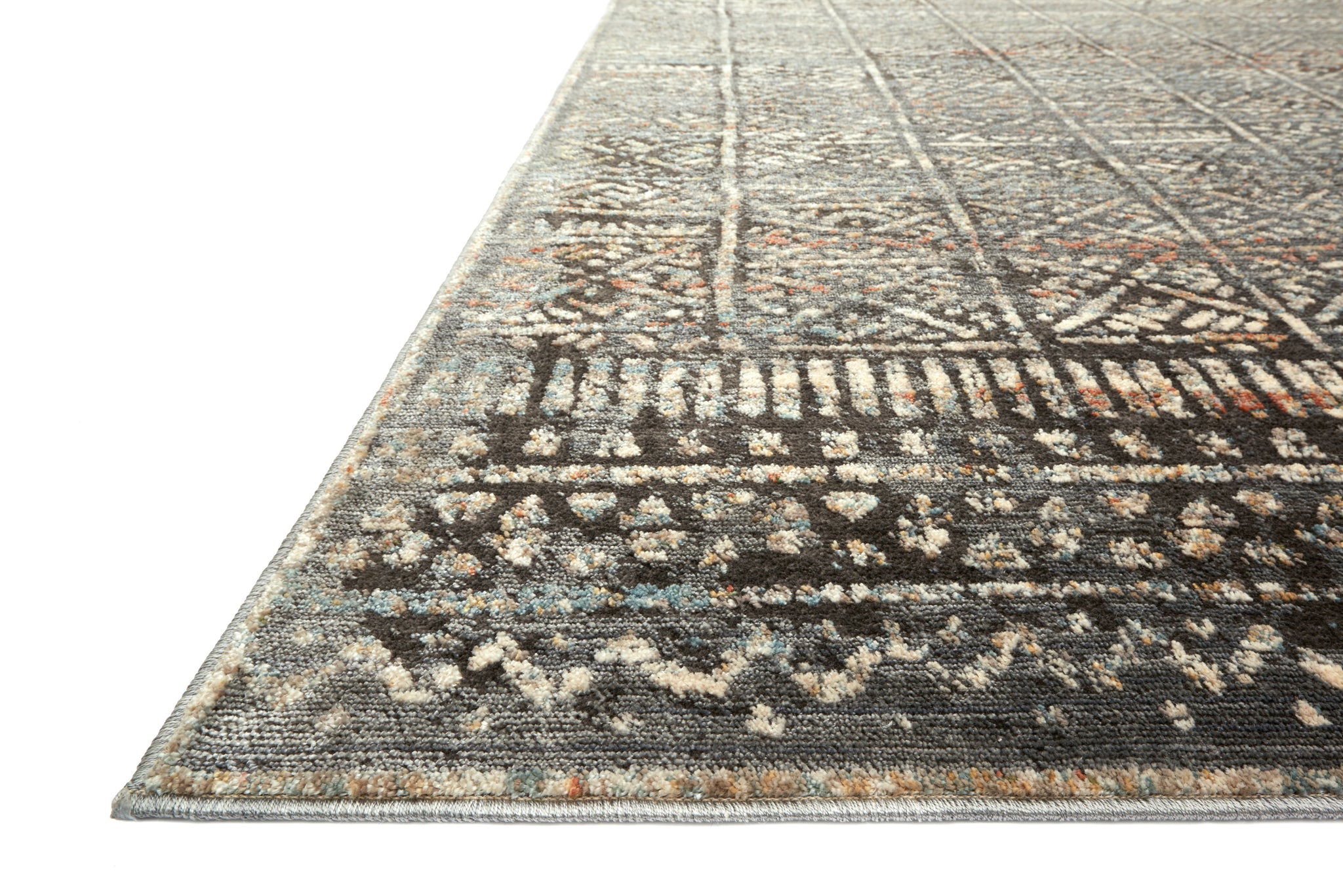 Javari Charcoal / Silver shown from another angle.