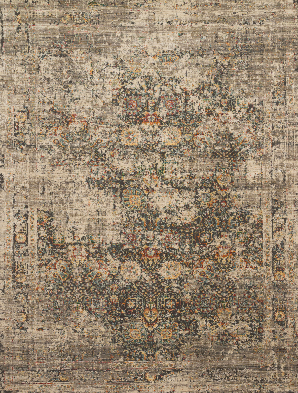 Javari Grey / Multi — a Loloi rug at Laurie Yapp Home.