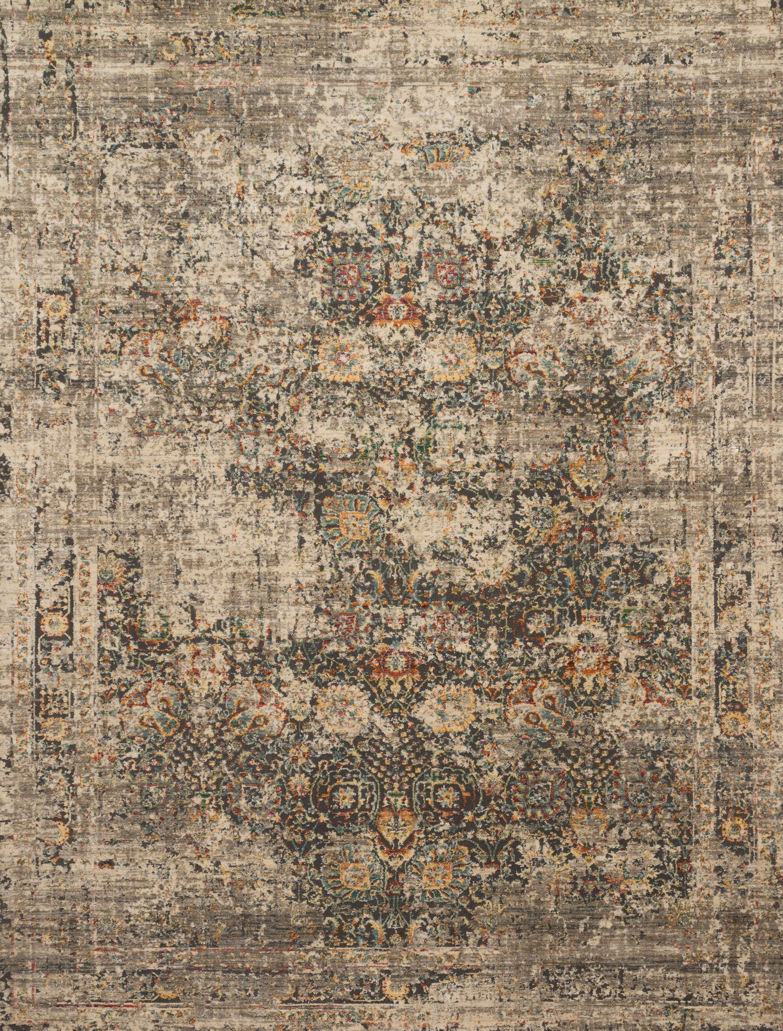 Javari Grey / Multi — a Loloi rug at Laurie Yapp Home.