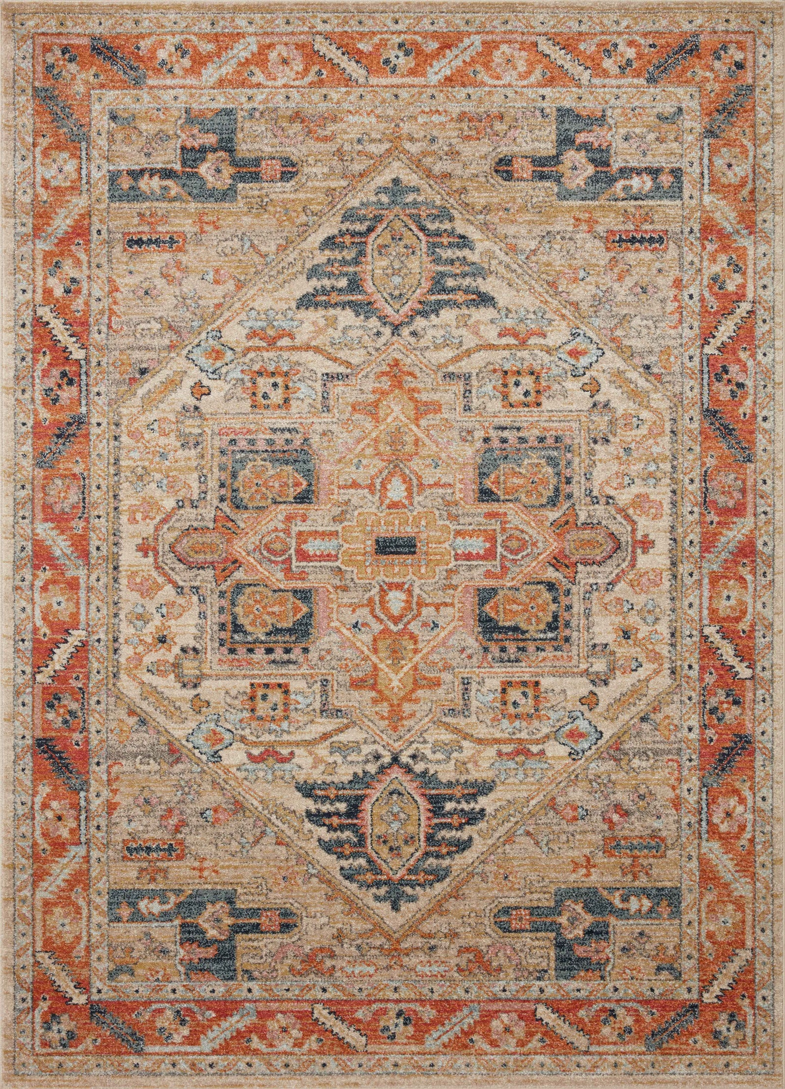 Jocelyn Sand / Multi — a Loloi rug at Laurie Yapp Home.