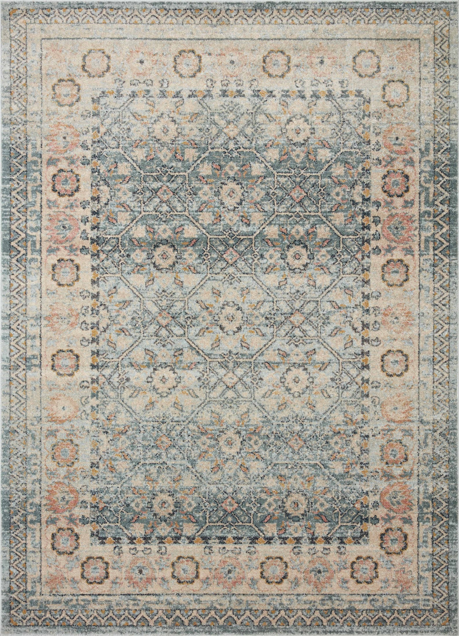 Jocelyn Sky / Multi — a Loloi rug at Laurie Yapp Home.