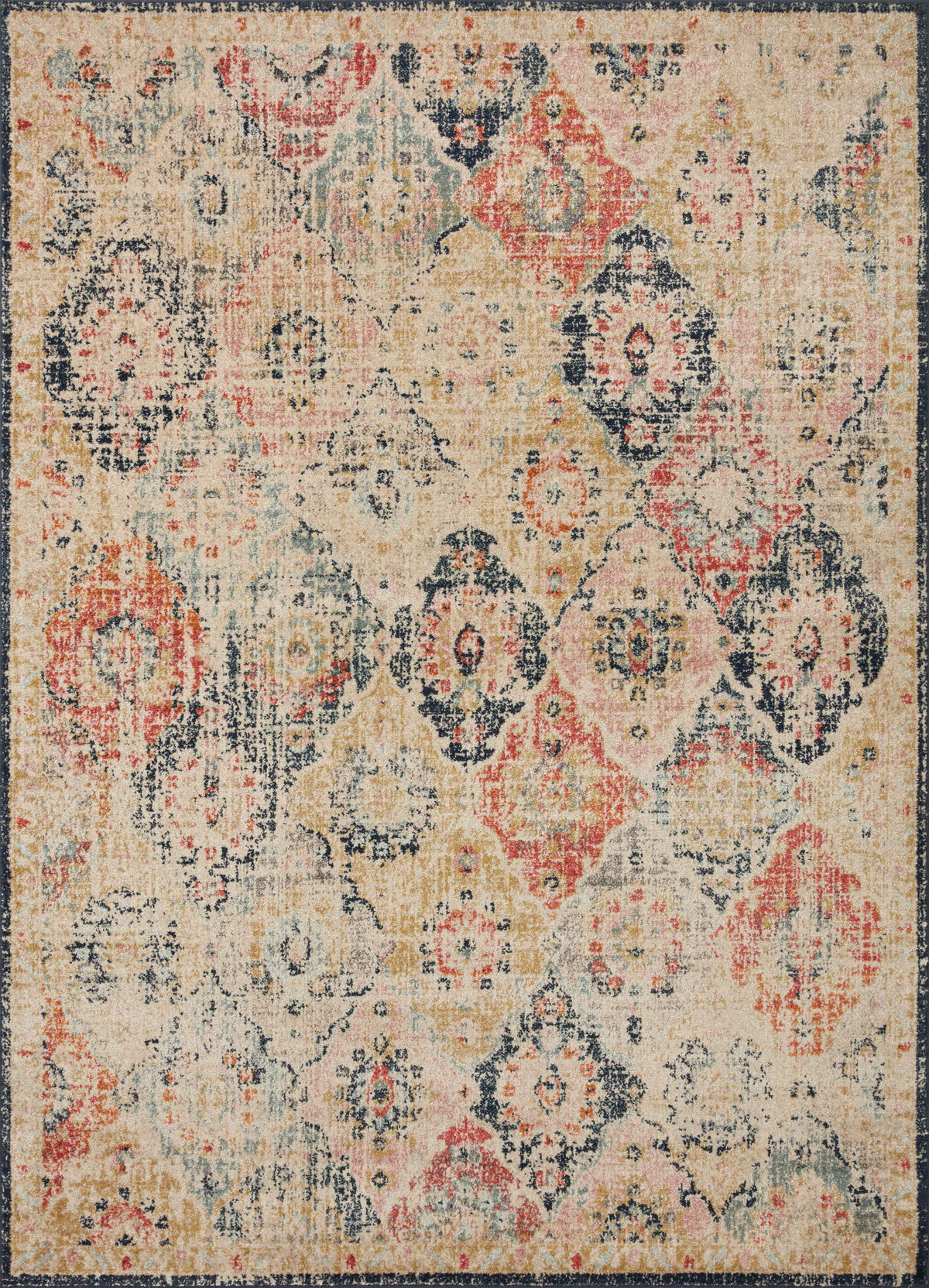 Jocelyn Khaki / Multi — a Loloi rug at Laurie Yapp Home.