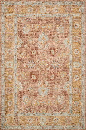 Julian Terracotta / Gold — a Loloi rug at Laurie Yapp Home.