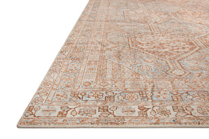 Jules Tangerine / Mist shown from a different angle to reveal its pattern.