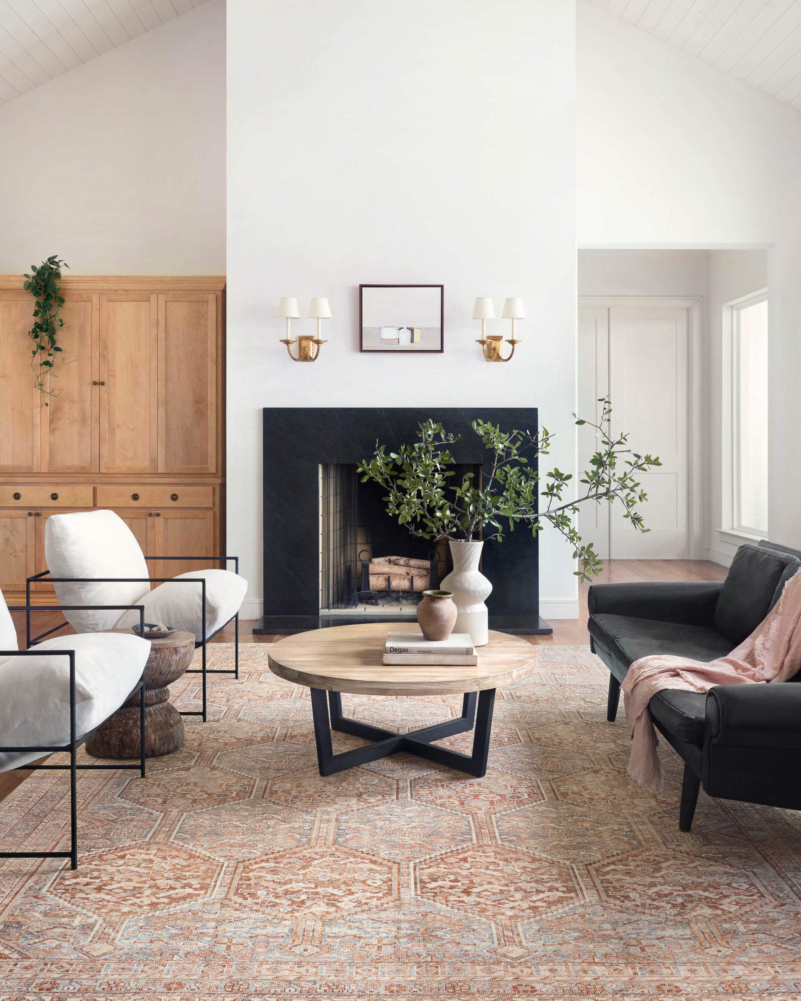 Jules Tangerine / Mist — a Loloi rug at Laurie Yapp Home.