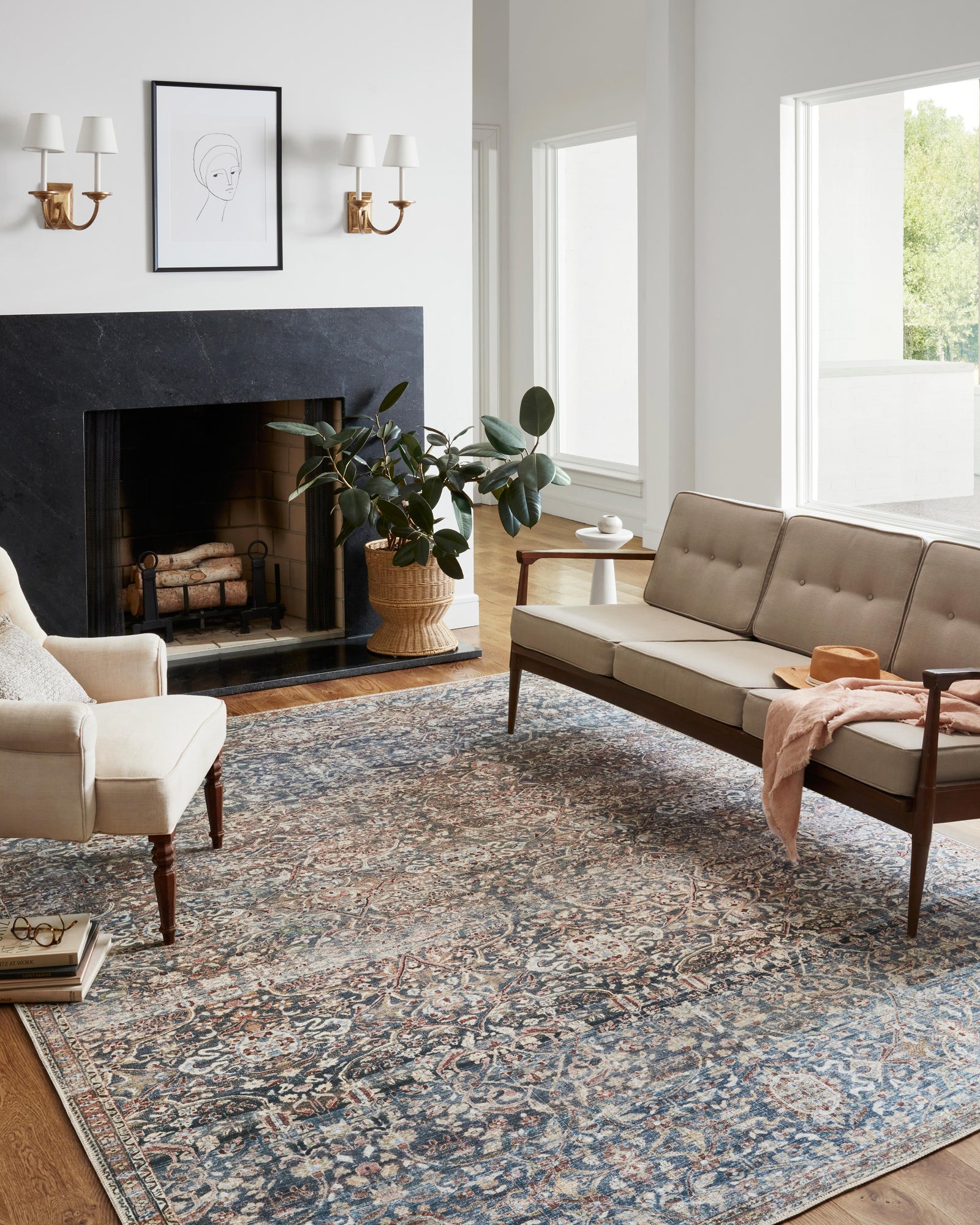 Jules Denim / Spice — a Loloi rug at Laurie Yapp Home.