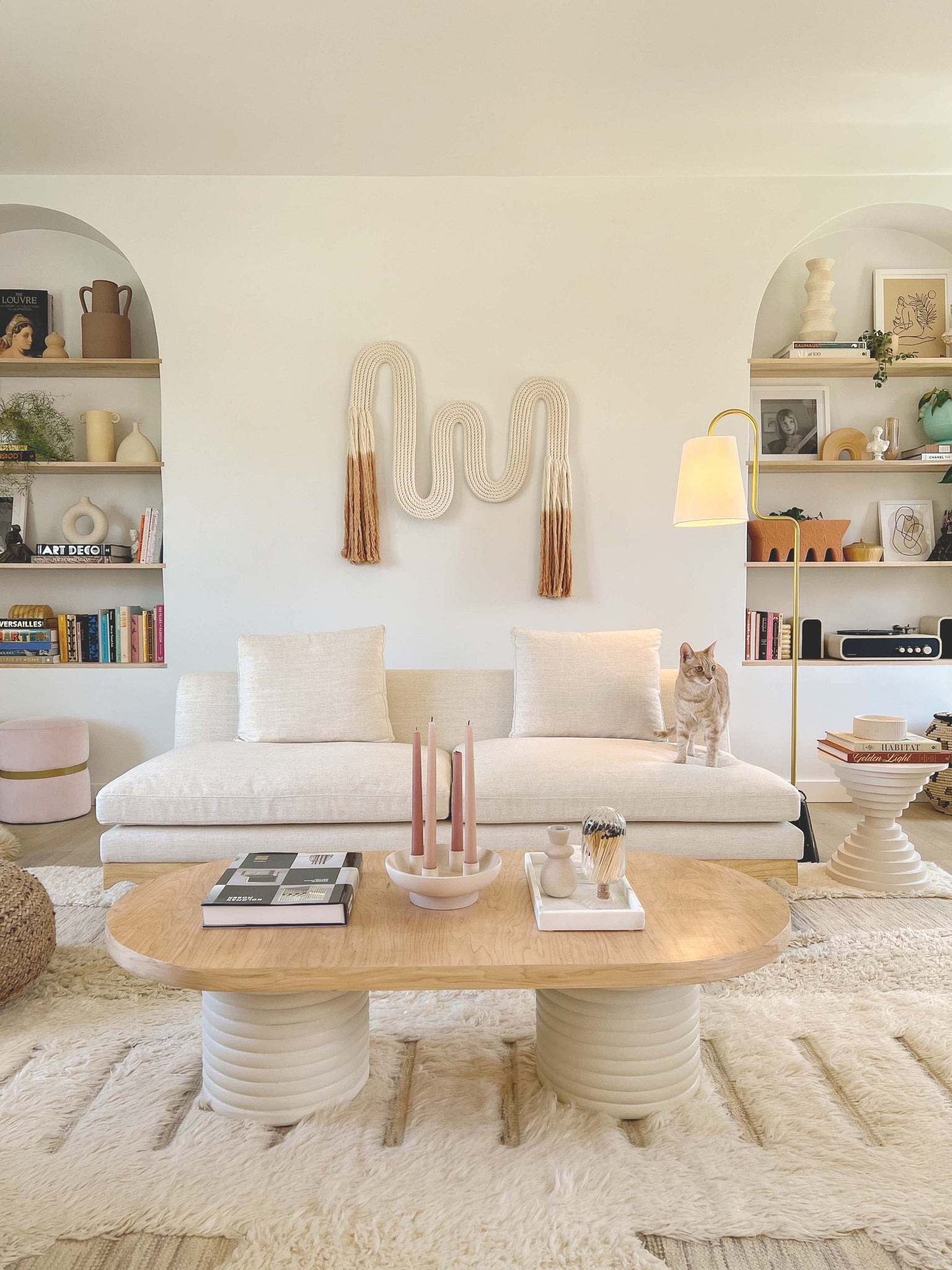 Jaimee Floor Lamp - Lifestyle [HL539401-AGB]