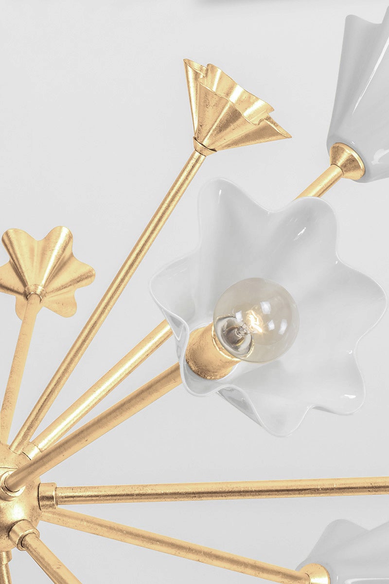 Julieta Chandelier 40.25" — a Corbett chandelier for dining rooms, entries, and living rooms at Laurie Yapp Home.
