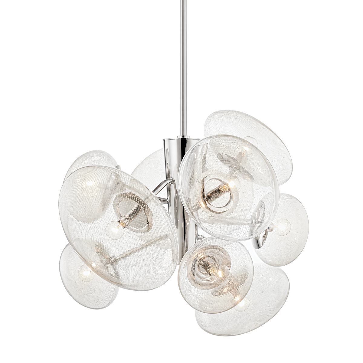 Opera Chandelier 30.75" in aged brass — a Hudson Valley chandelier for dining rooms, entries, and living rooms at Laurie Yapp Home.