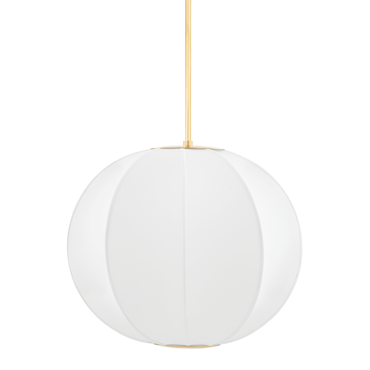 Jupiter Pendant 19.75" in aged brass — a Hudson Valley pendant for kitchens, entries, and dining rooms at Laurie Yapp Home.