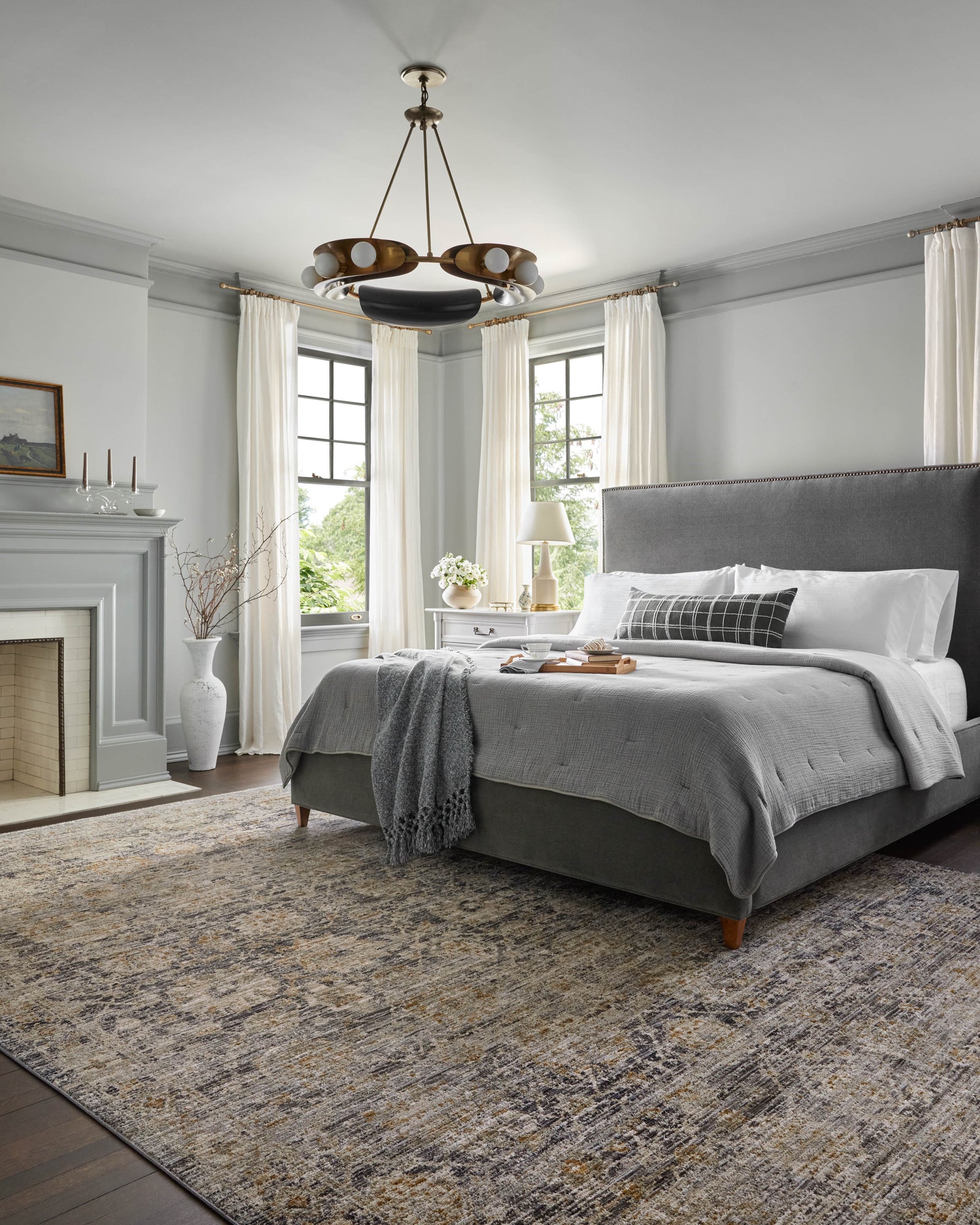 Katherine Charcoal / Gold — a Loloi rug at Laurie Yapp Home.