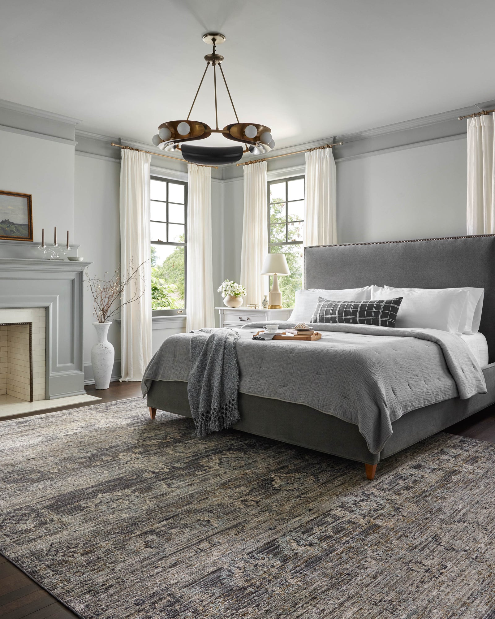 Katherine Graphite / Jade — a Loloi rug at Laurie Yapp Home.