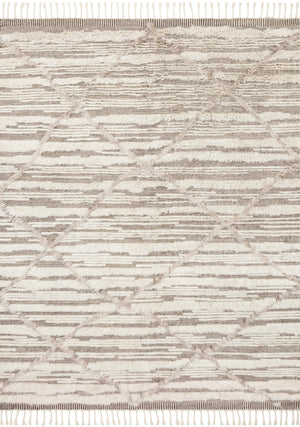 Khalid Ivory / Taupe — a Loloi rug at Laurie Yapp Home.