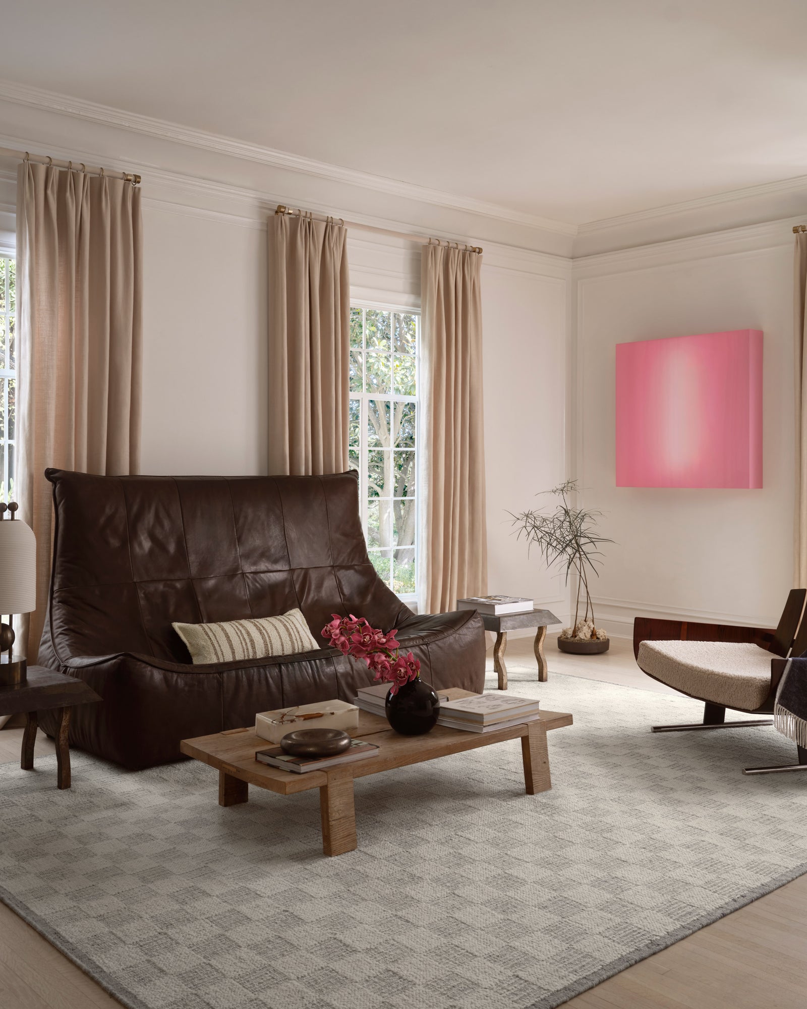 Knox Ivory / Sky — a Loloi rug at Laurie Yapp Home.