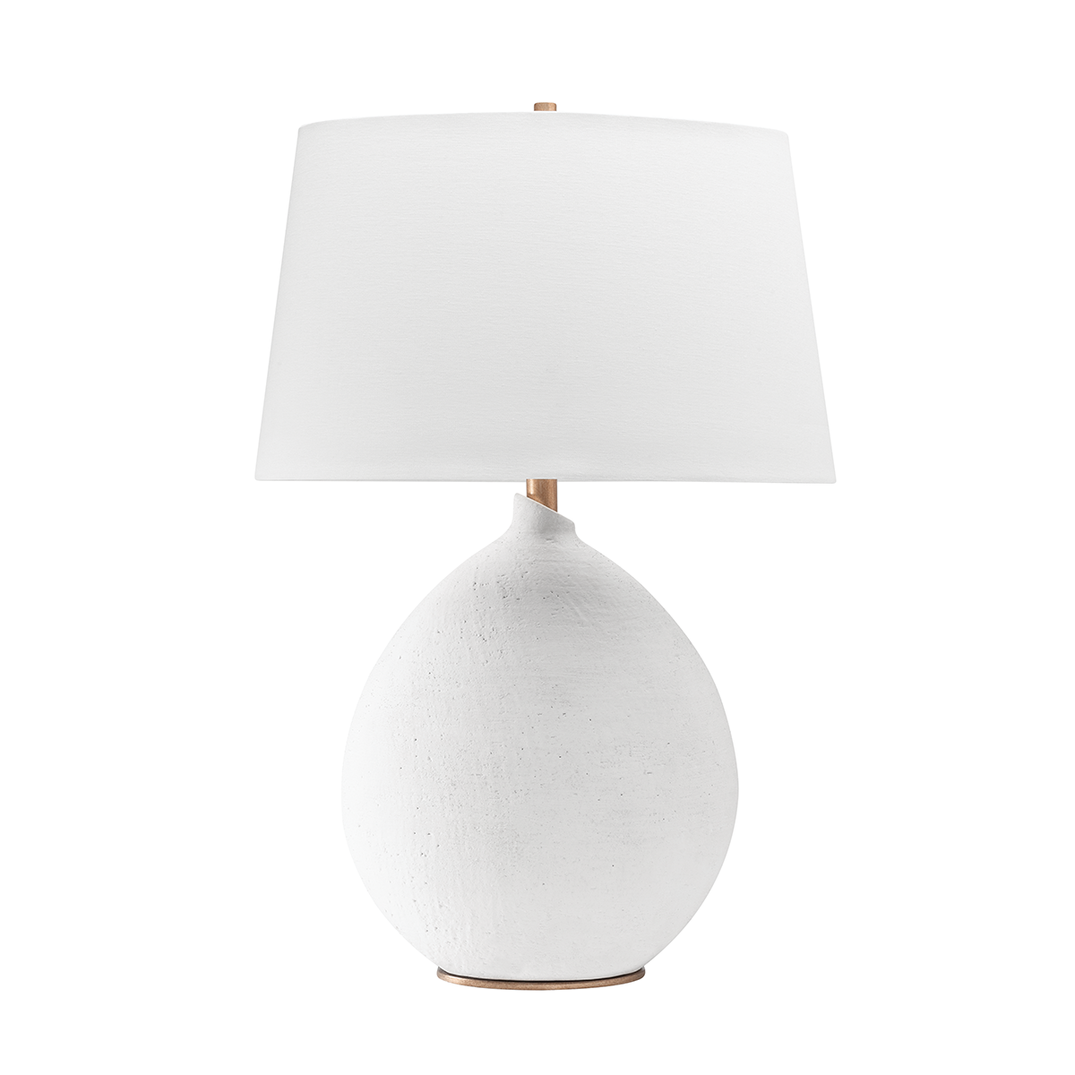 Denali Table Lamp shown from the front to reveal the base and shade proportions.