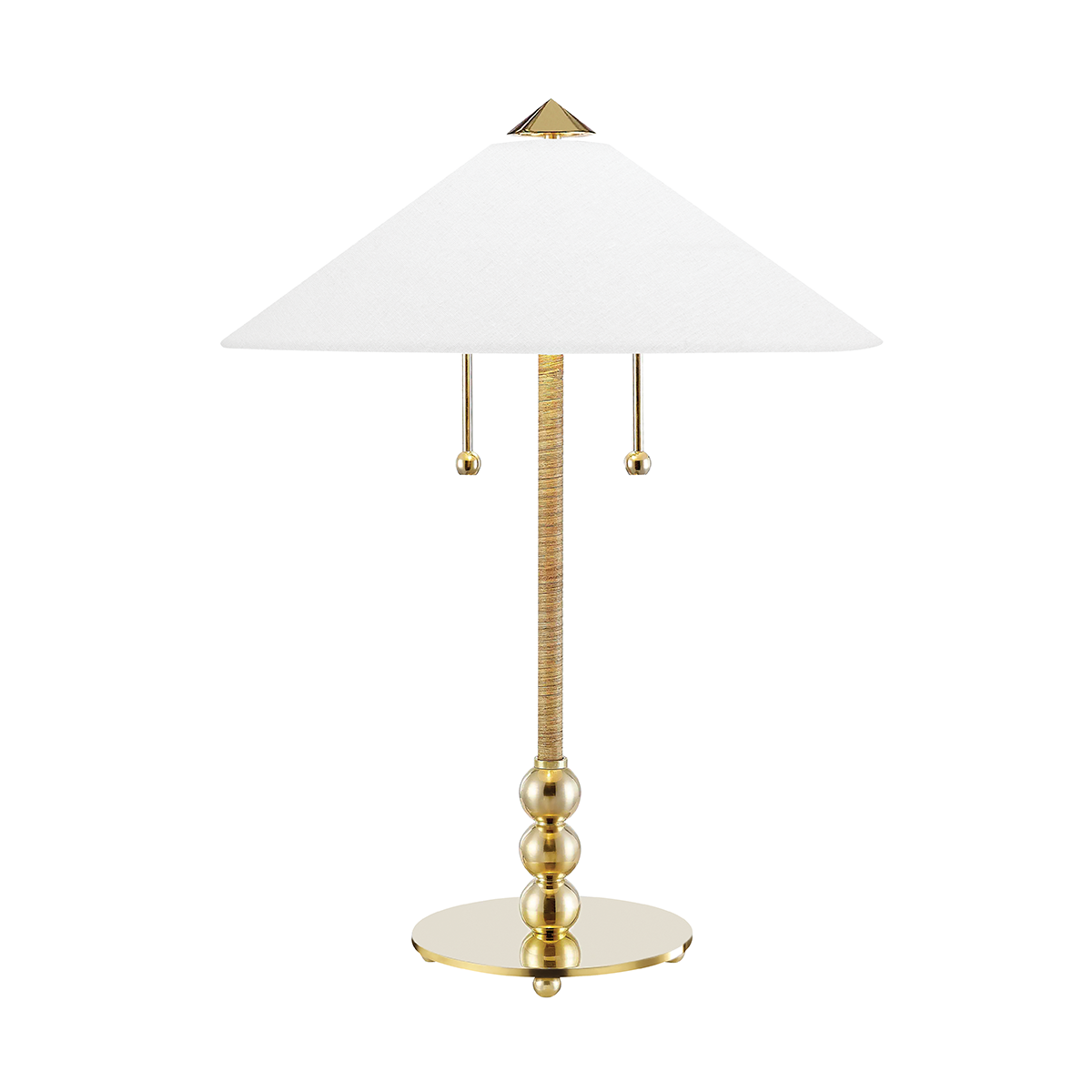 Flare Table Lamp — a Hudson Valley table lamp for living rooms, entries, and bedrooms at Laurie Yapp Home.