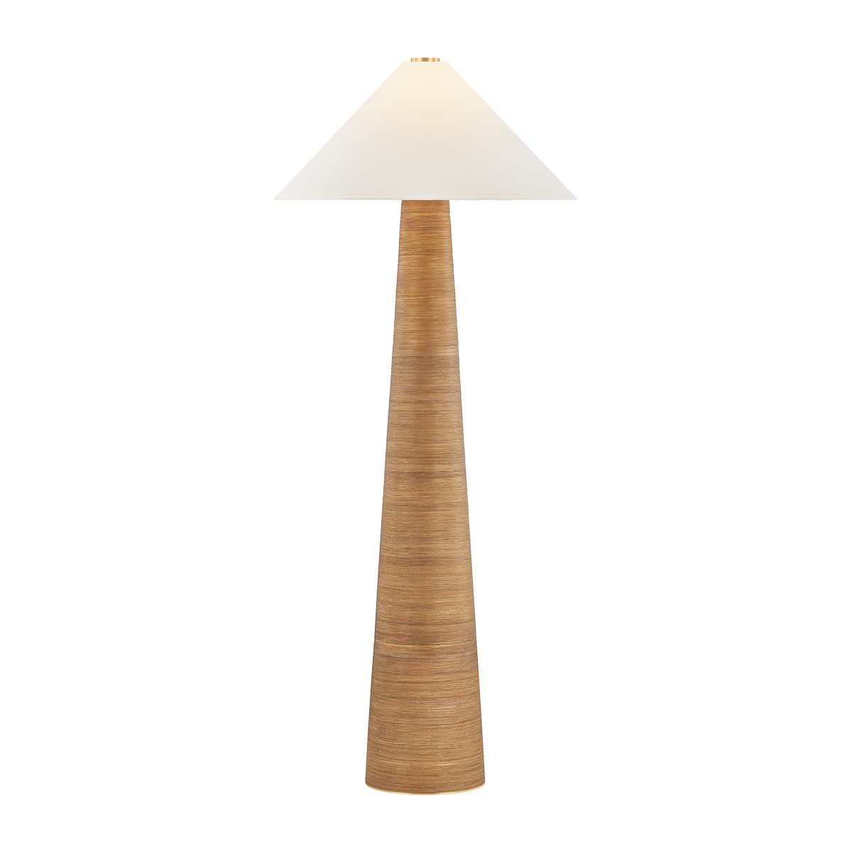 Haviland Floor Lamp in aged brass — a Hudson Valley floor lamp for living rooms and reading nooks at Laurie Yapp Home.