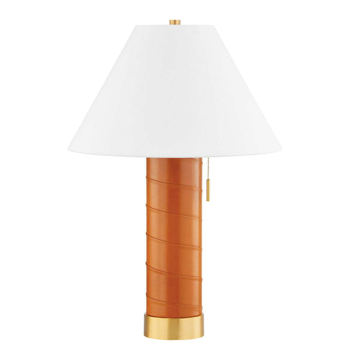 Norwalk Table Lamp in aged brass — a Hudson Valley table lamp for living rooms, entries, and bedrooms at Laurie Yapp Home.