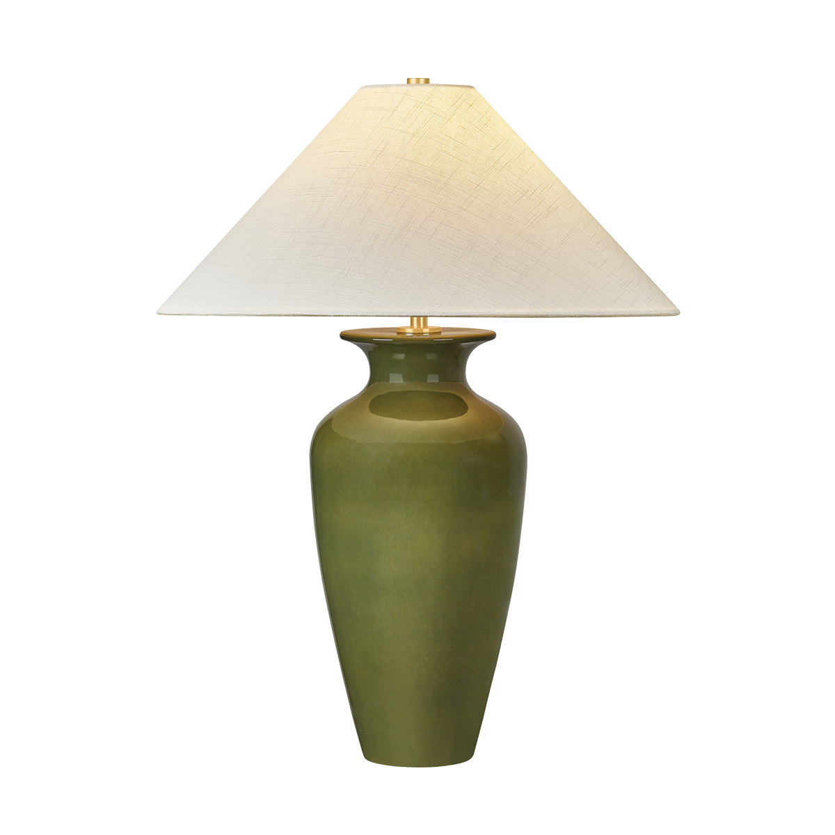 Grassy Point Table Lamp in aged brass — a Hudson Valley table lamp for living rooms, entries, and bedrooms at Laurie Yapp Home.