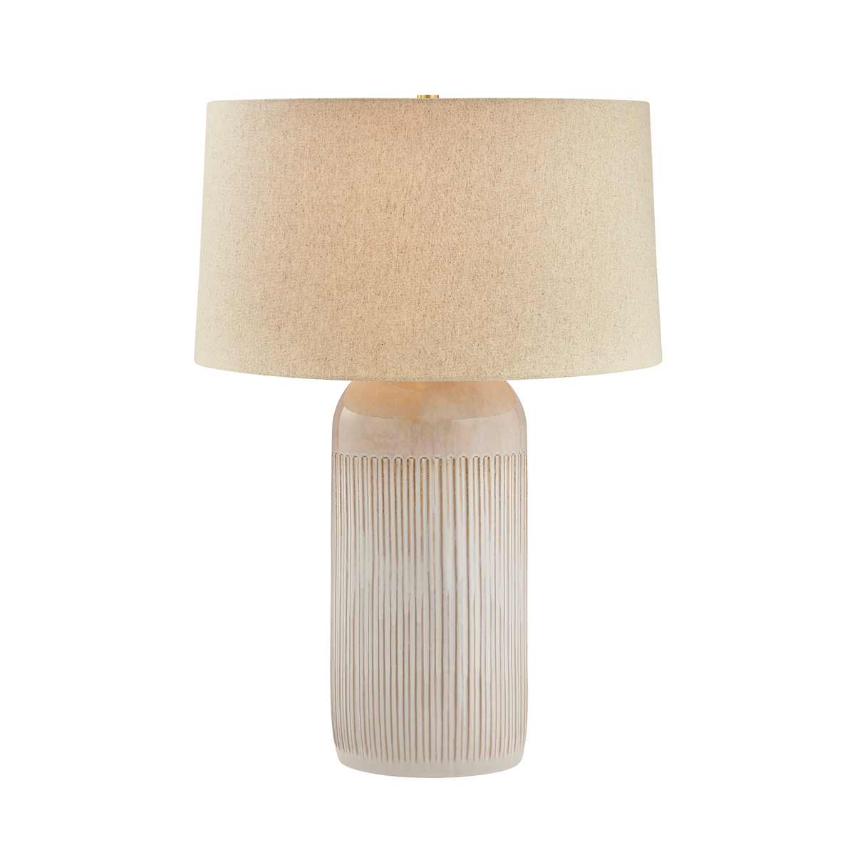 Stevens Point Table Lamp in aged brass — a Hudson Valley table lamp for living rooms, entries, and bedrooms at Laurie Yapp Home.