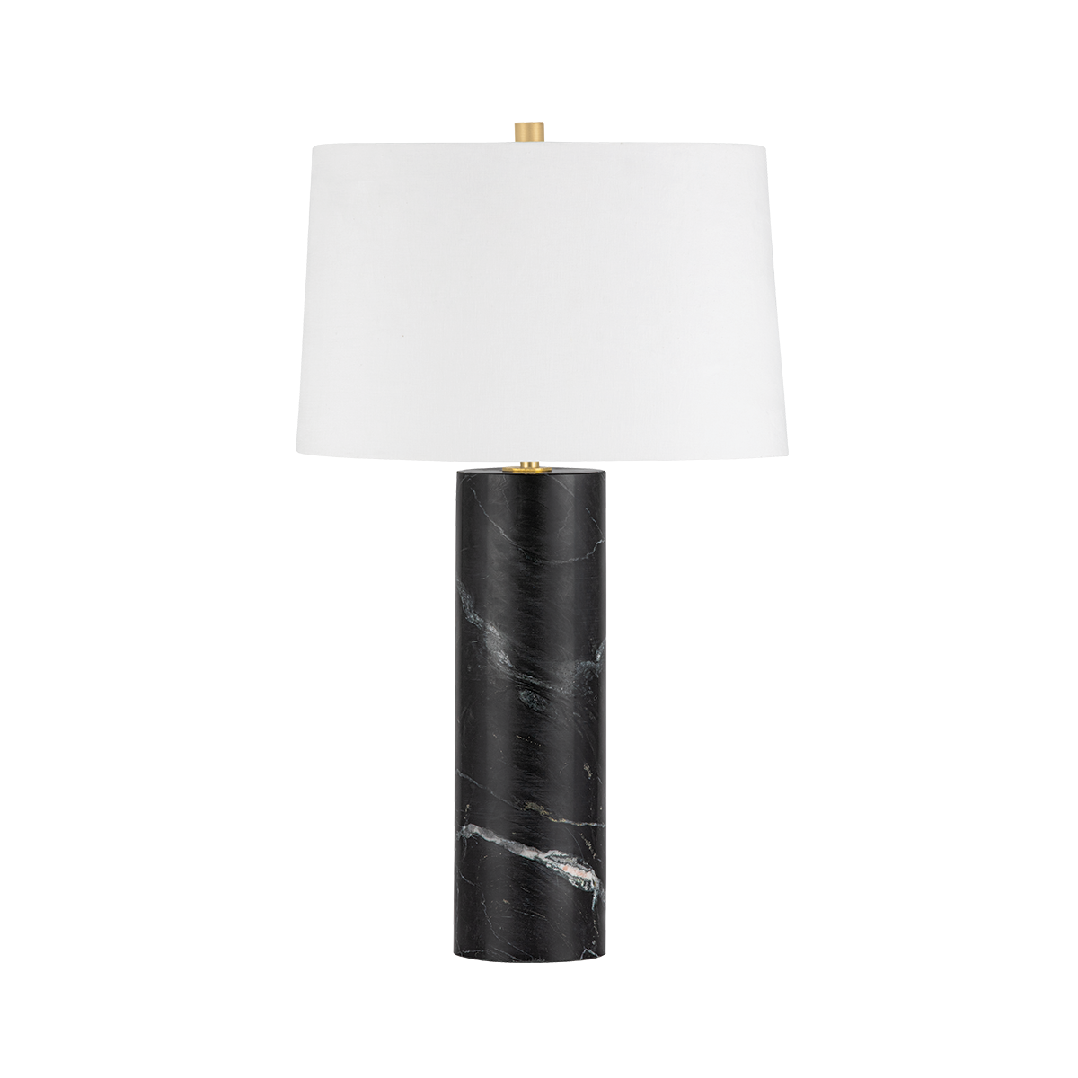 Sprague Table Lamp in aged brass — a Hudson Valley table lamp for living rooms, entries, and bedrooms at Laurie Yapp Home.