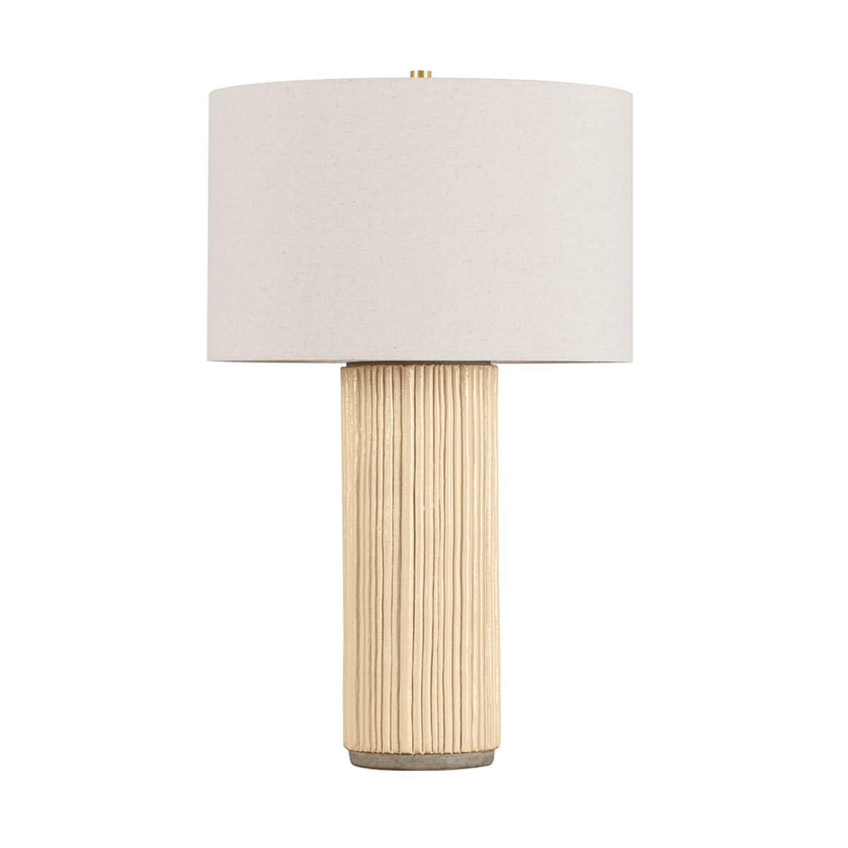 Crestwood Table Lamp in aged brass — a Hudson Valley table lamp for living rooms, entries, and bedrooms at Laurie Yapp Home.
