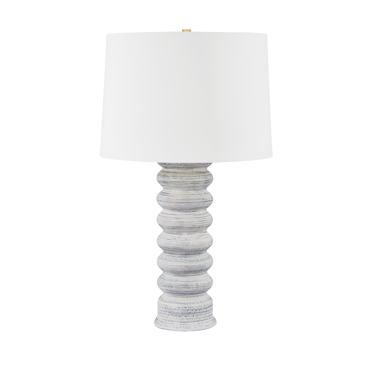 Harwinton Table Lamp in aged brass — a Hudson Valley table lamp for living rooms, entries, and bedrooms at Laurie Yapp Home.
