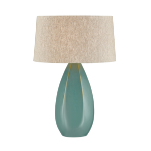Colwyn Table Lamp in aged brass — a Hudson Valley table lamp for living rooms, entries, and bedrooms at Laurie Yapp Home.
