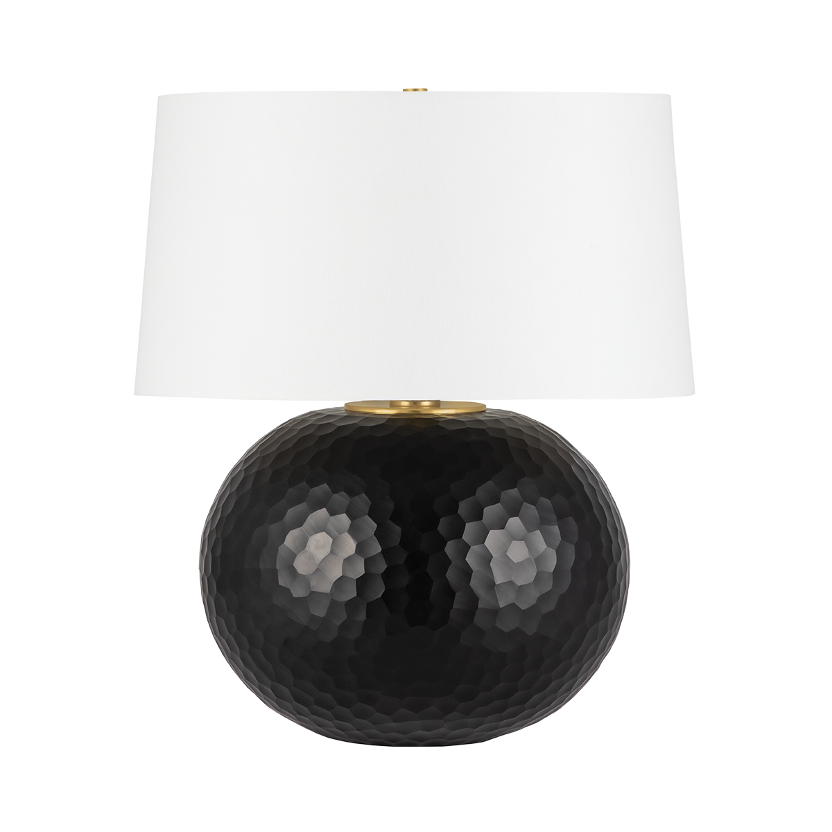 Dashville Table Lamp in aged brass — a Hudson Valley table lamp for living rooms, entries, and bedrooms at Laurie Yapp Home.
