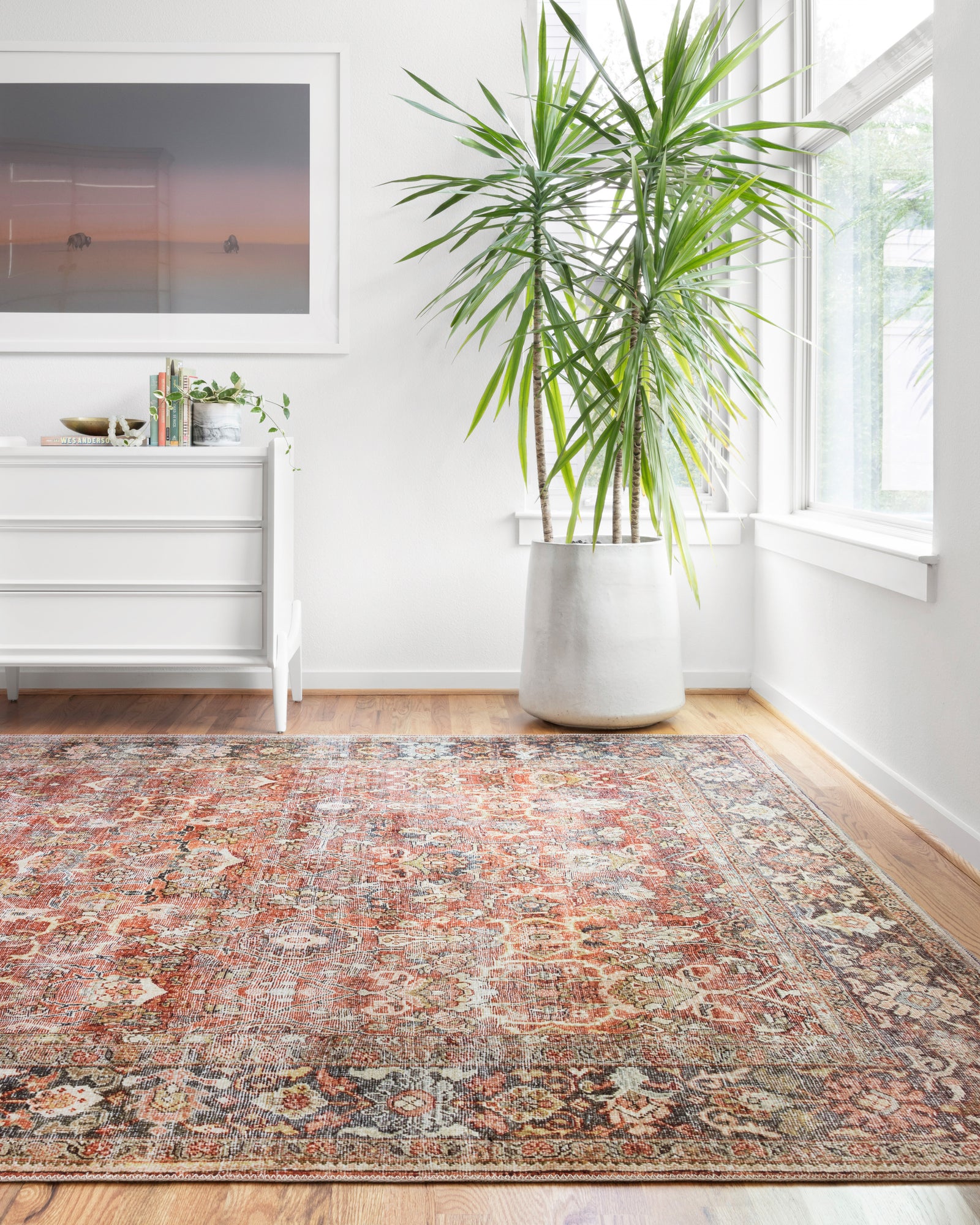 Layla Spice / Marine — a Loloi rug at Laurie Yapp Home.