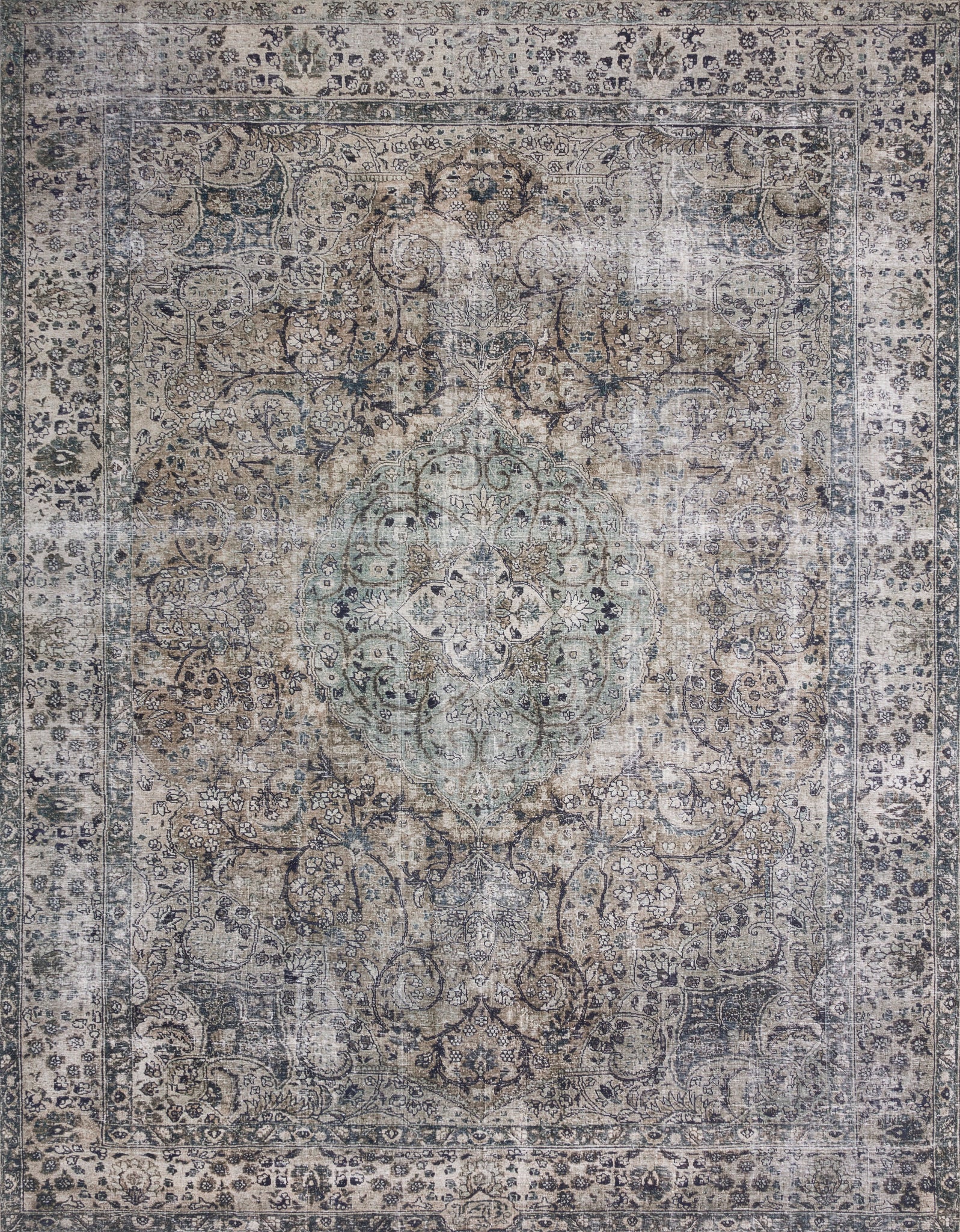 Layla Taupe / Stone — a Loloi rug at Laurie Yapp Home.