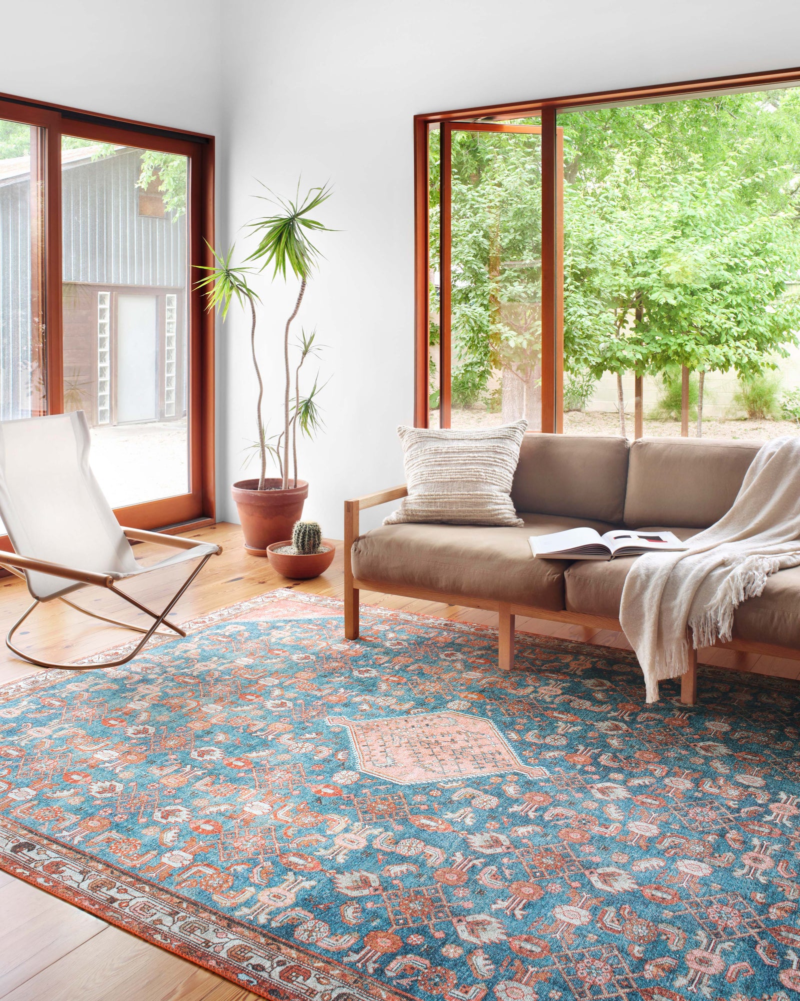Layla Marine / Clay — a Loloi rug at Laurie Yapp Home.
