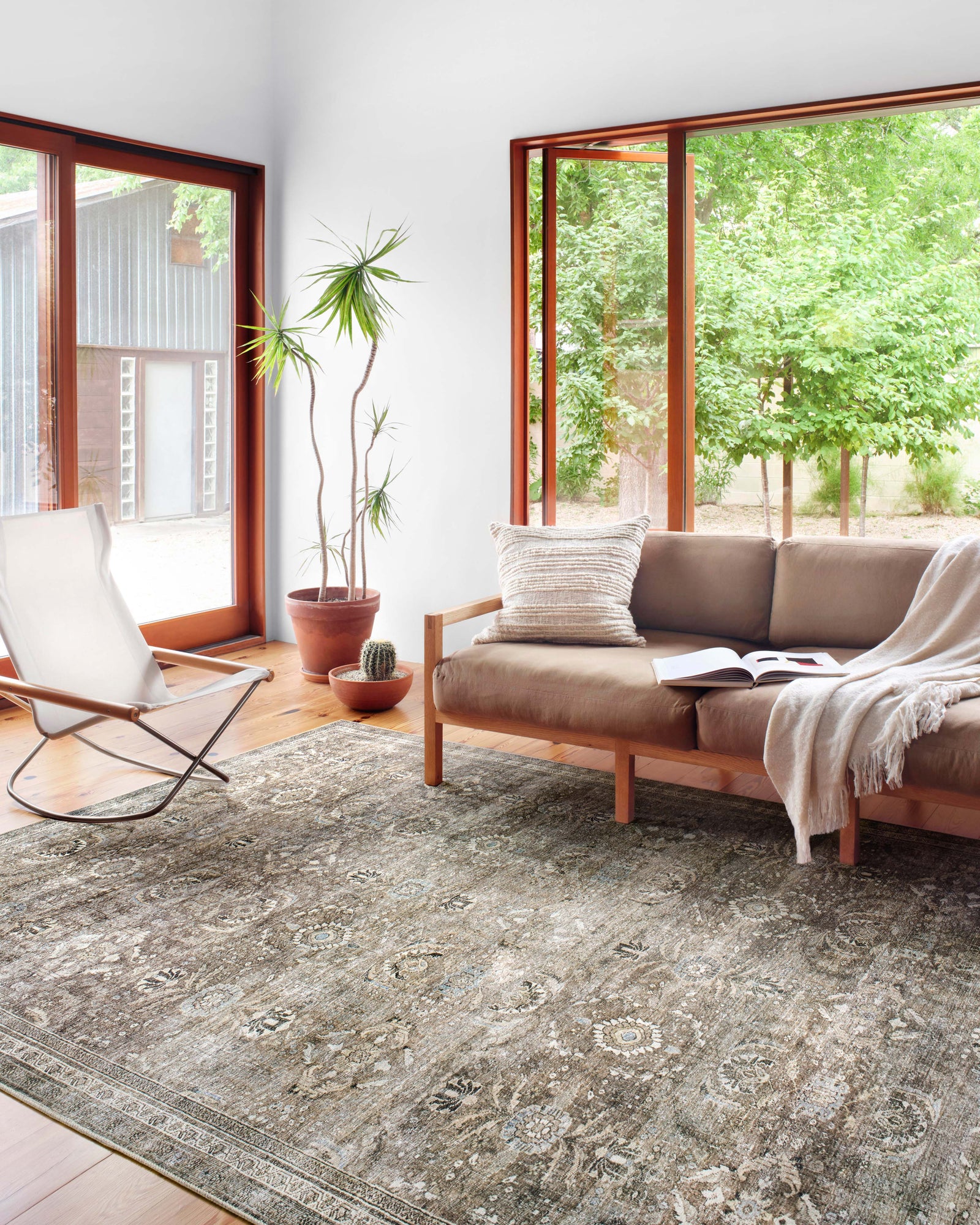 Layla Antique / Moss — a Loloi rug at Laurie Yapp Home.