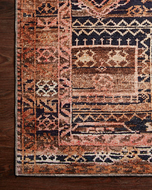 Layla Mocha / Blush shown from a different angle to reveal its pattern.