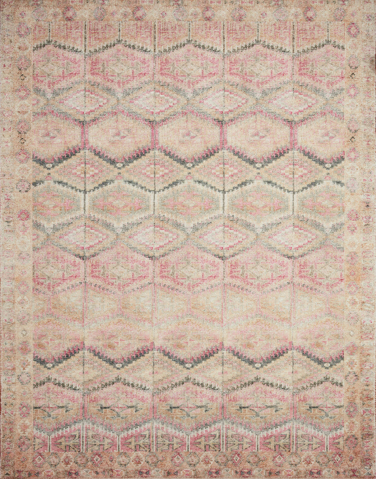 Layla Pink / Lagoon — a Loloi rug at Laurie Yapp Home.