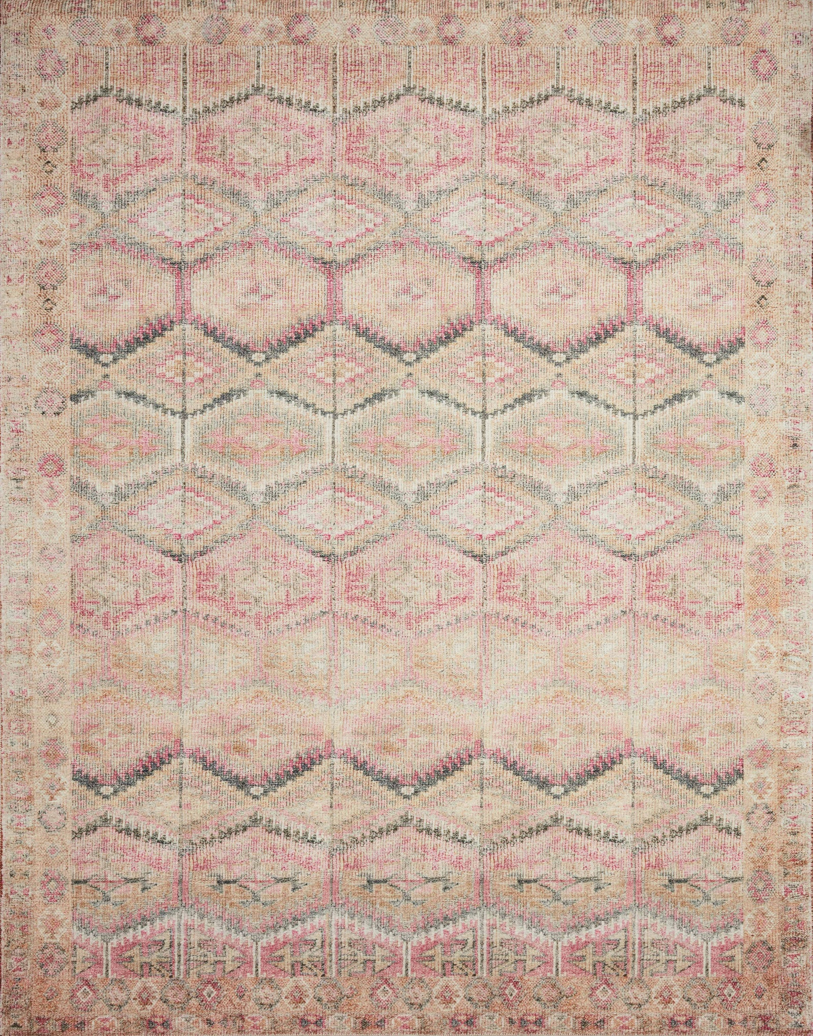 Layla Pink / Lagoon — a Loloi rug at Laurie Yapp Home.