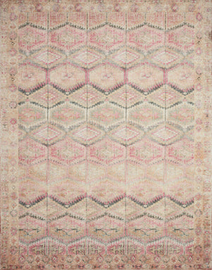 Layla Pink / Lagoon — a Loloi rug at Laurie Yapp Home.