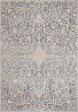 Lucia Charcoal / Multi — a Loloi rug at Laurie Yapp Home.
