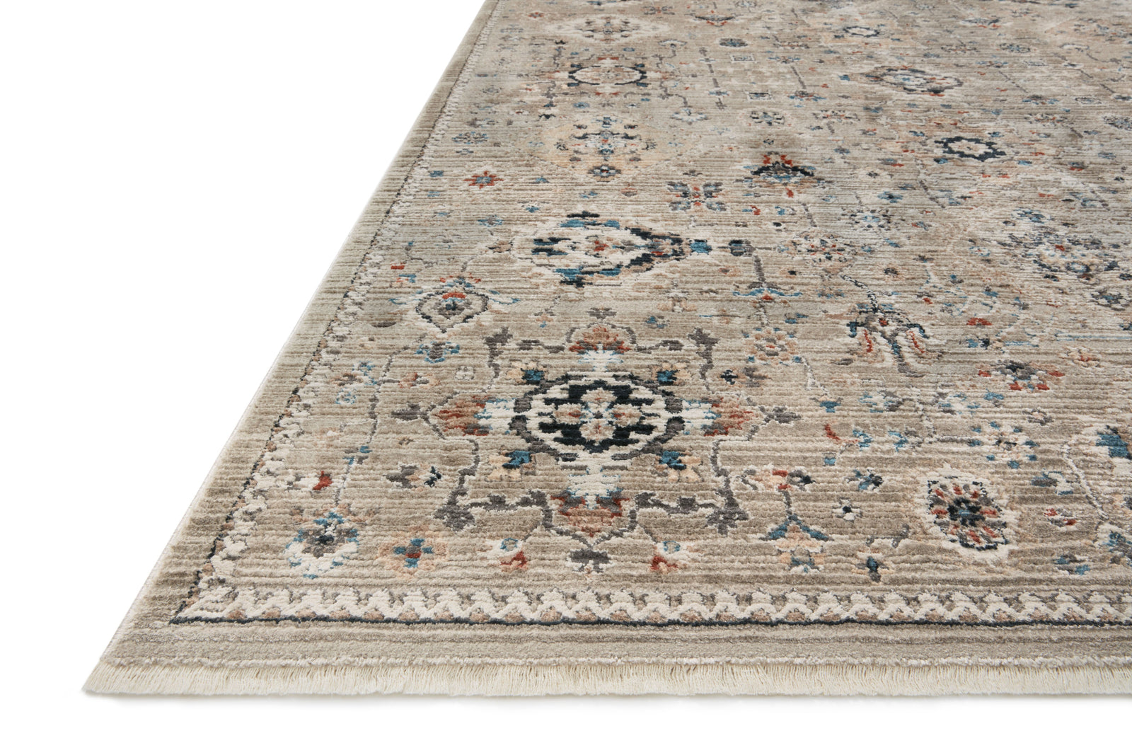 Leigh Dove / Multi — a Loloi rug at Laurie Yapp Home.