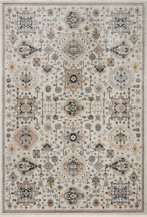 Leigh Ivory / Taupe — a Loloi rug at Laurie Yapp Home.