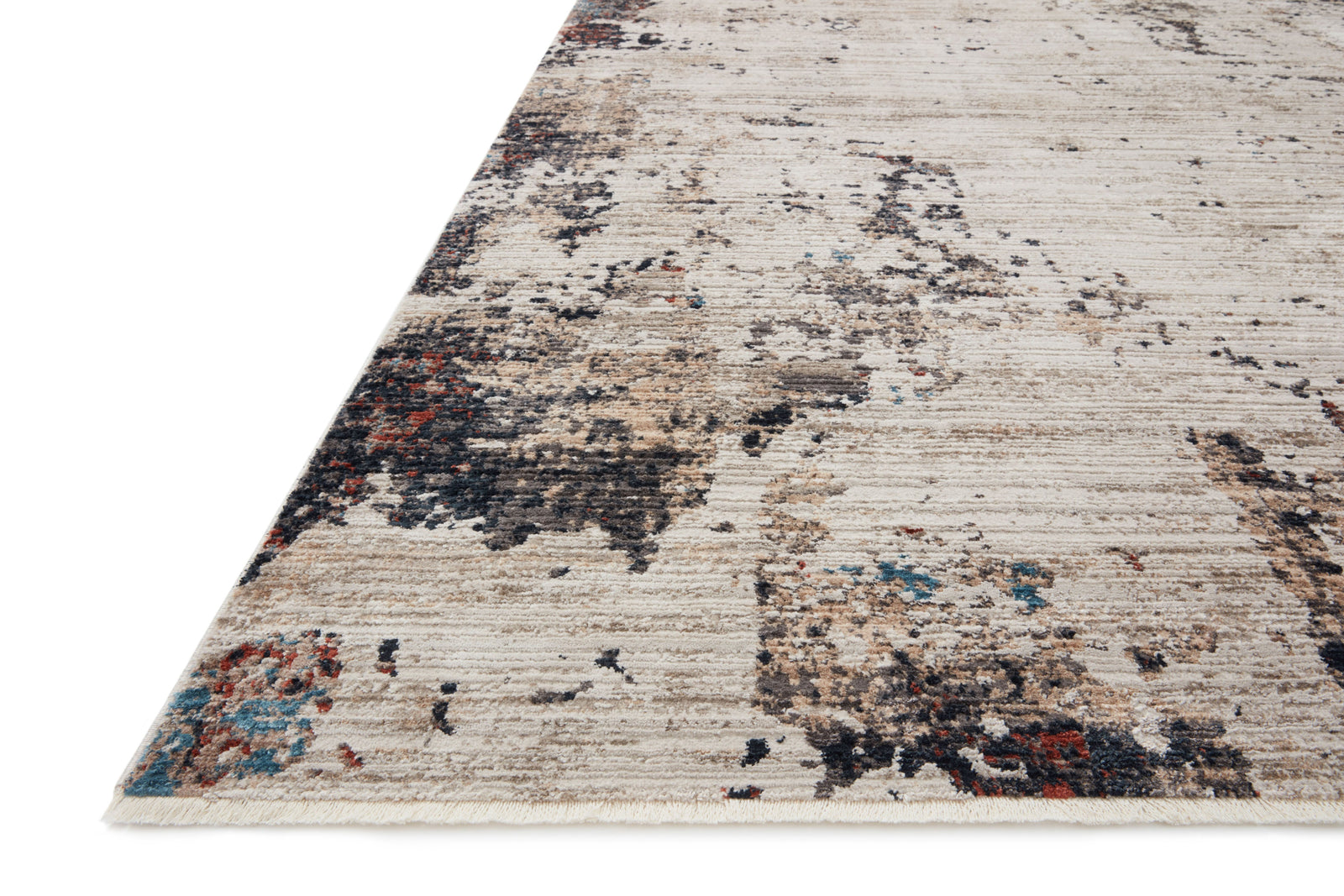 Leigh Ivory / Charcoal — a Loloi rug at Laurie Yapp Home.