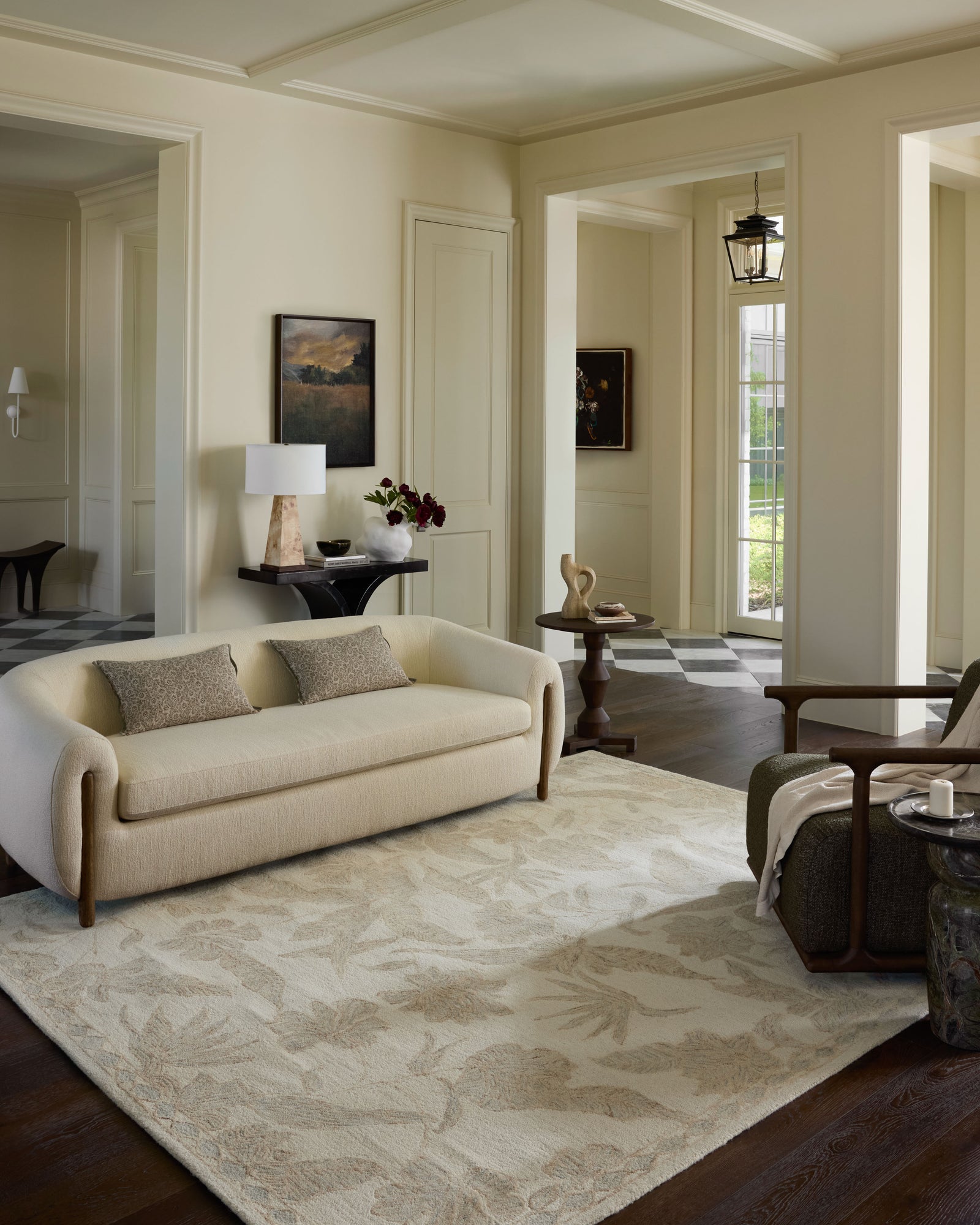Lenore Ivory / Multi — a Loloi rug at Laurie Yapp Home.