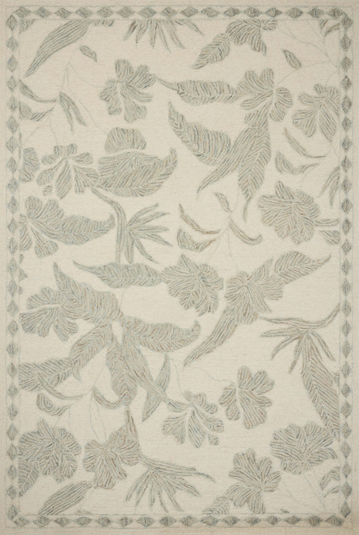 Lenore Ivory / Sky — a Loloi rug at Laurie Yapp Home.